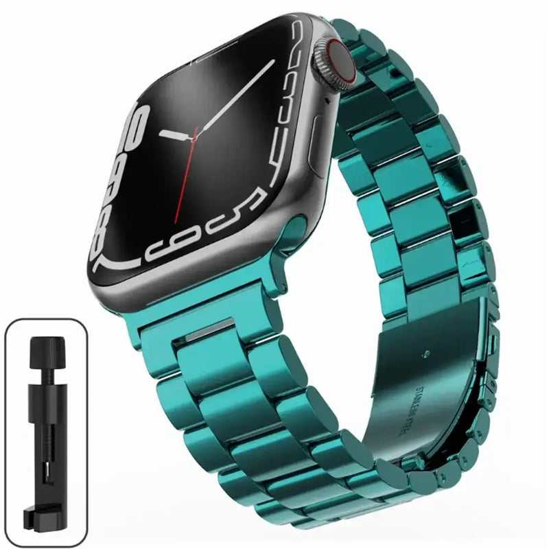 Stainless Steel Strap for the Apple Watch Ultra/Series 4–10 (38–49mm) (available in 15 colours) by Habicare