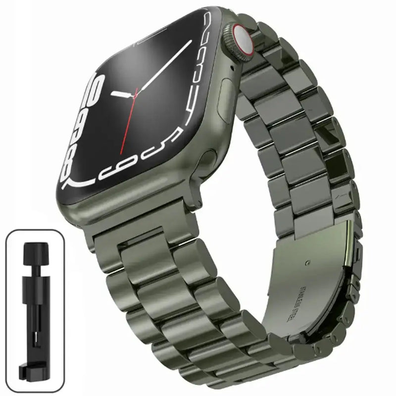 Stainless Steel Strap for the Apple Watch Ultra/Series 4–10 (38–49mm) (available in 15 colours) by Habicare