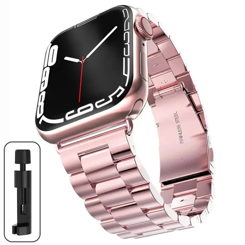 Stainless Steel Strap for the Apple Watch Ultra/Series 4–10 (38–49mm) (available in 15 colours) by Habicare