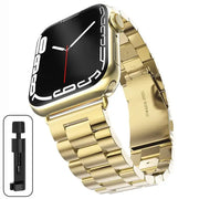 Stainless Steel Strap for the Apple Watch Ultra/Series 4–10 (38–49mm) (available in 15 colours) by Habicare