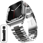 Stainless Steel Strap for the Apple Watch Ultra/Series 4–10 (38–49mm) (available in 15 colours) by Habicare