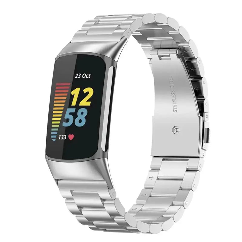 Stainless Steel Strap for the Fitbit Charge 5/6 Series (4 colours available) by Habicare
