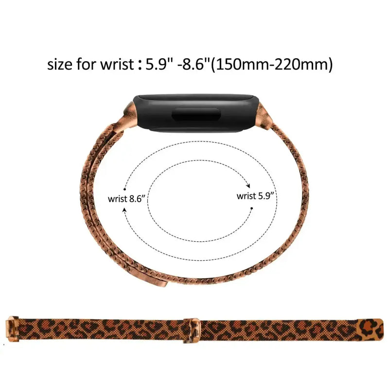 Stainless-Steel Strap for the Fitbit Inspire 3 (10 colours available) by Habicare