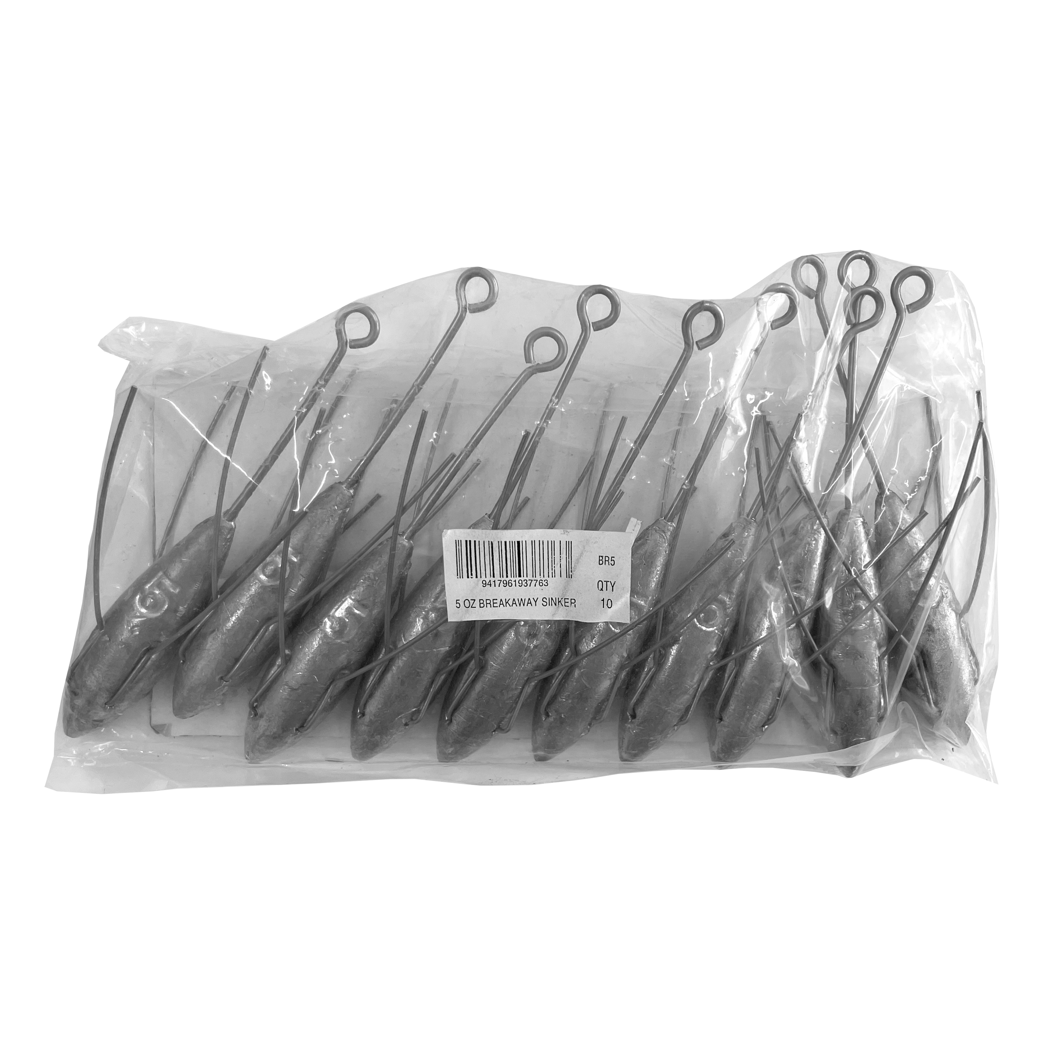 Breakaway Sinker Bulk Pack 5oz (10 per pack) - Action Outdoors Kiwi