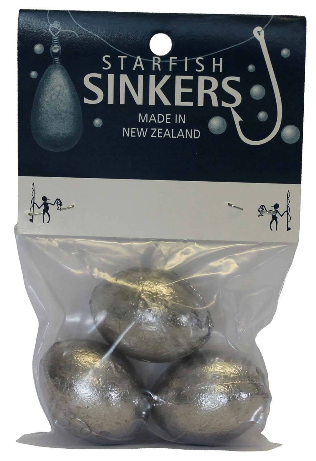 Starfish Egg Sinker Packet 4oz (3 per pack) - Action Outdoors Kiwi