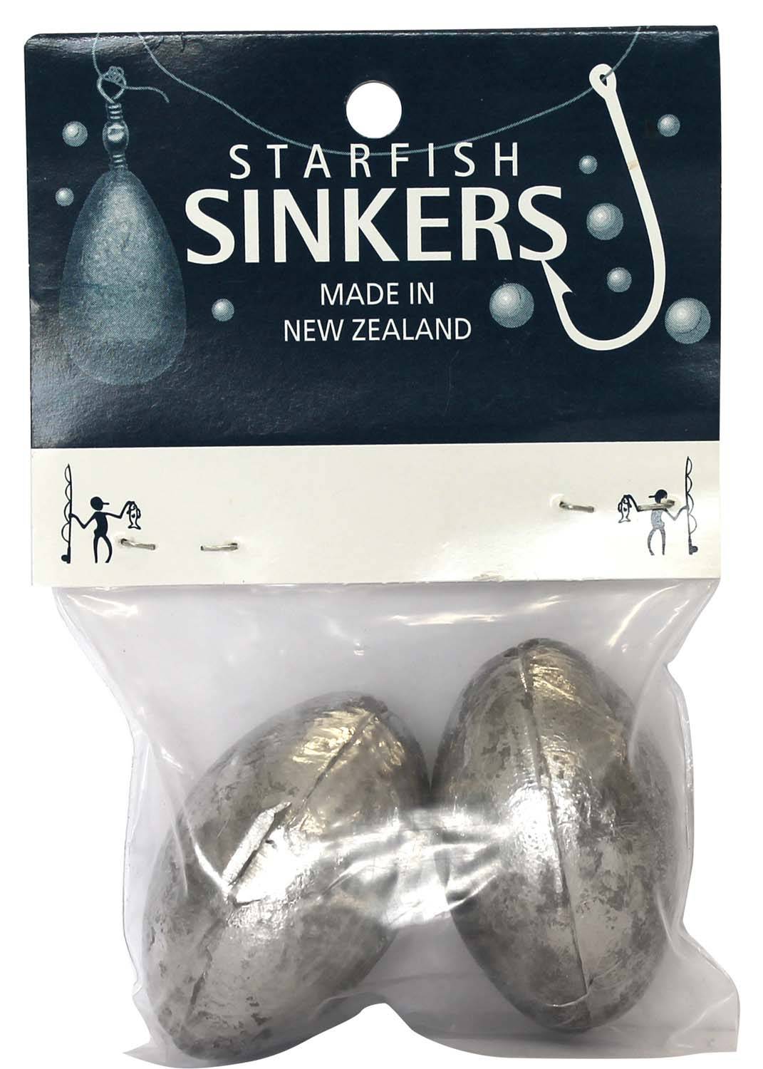 Starfish Egg Sinker Packet 6oz (2 per pack) - Action Outdoors Kiwi