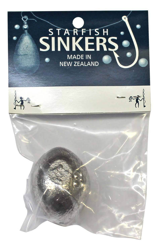 Starfish Egg Sinker Packet 8oz (1 per pack) in packaging, ideal for estuary angling.