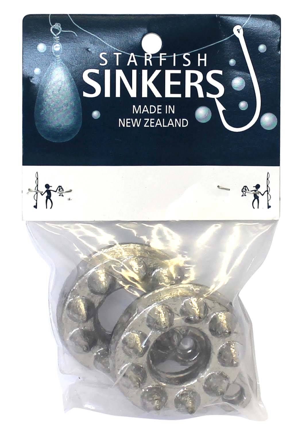 Starfish Sandgrip Sinker Packet 4oz (2 per pack) - Action Outdoors Kiwi