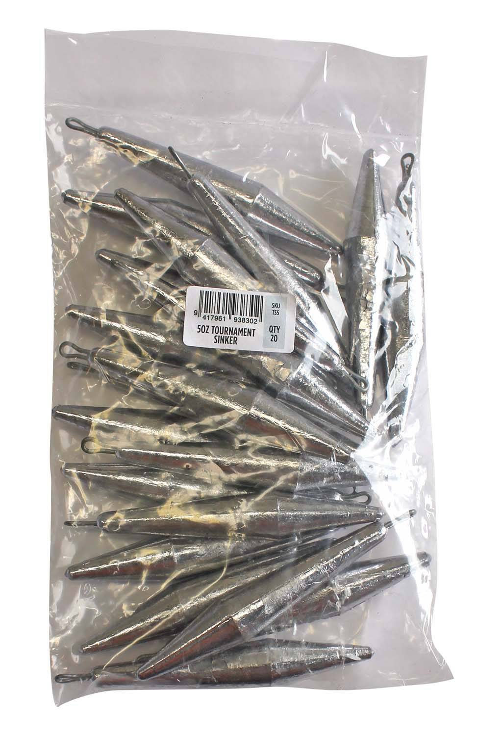 starfish Other Sinkers Tournament Sinker Bulk Pack 5oz (20 per pack)