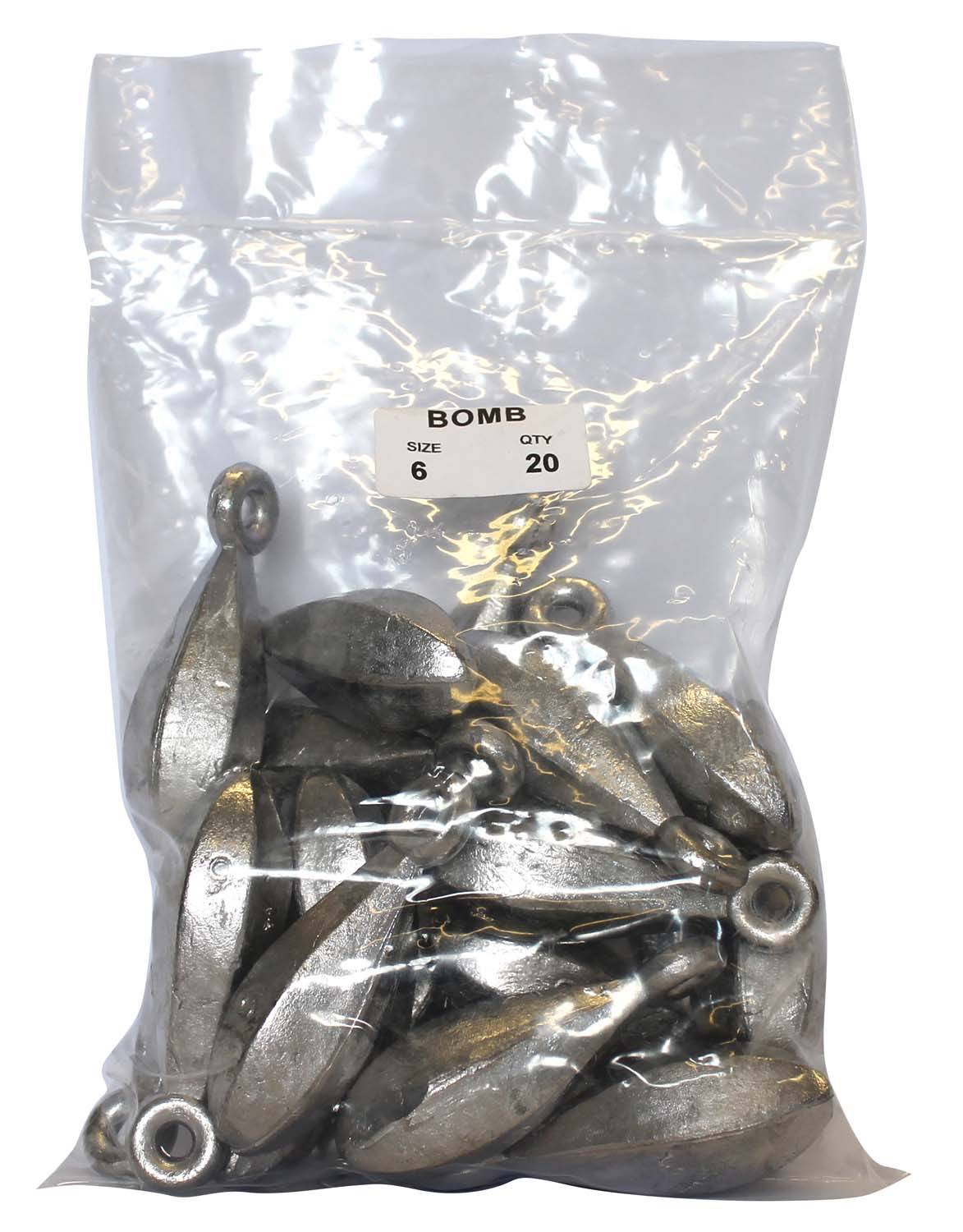 Reef Sinker Bulk Pack 6oz (20 per pack) - Action Outdoors Kiwi