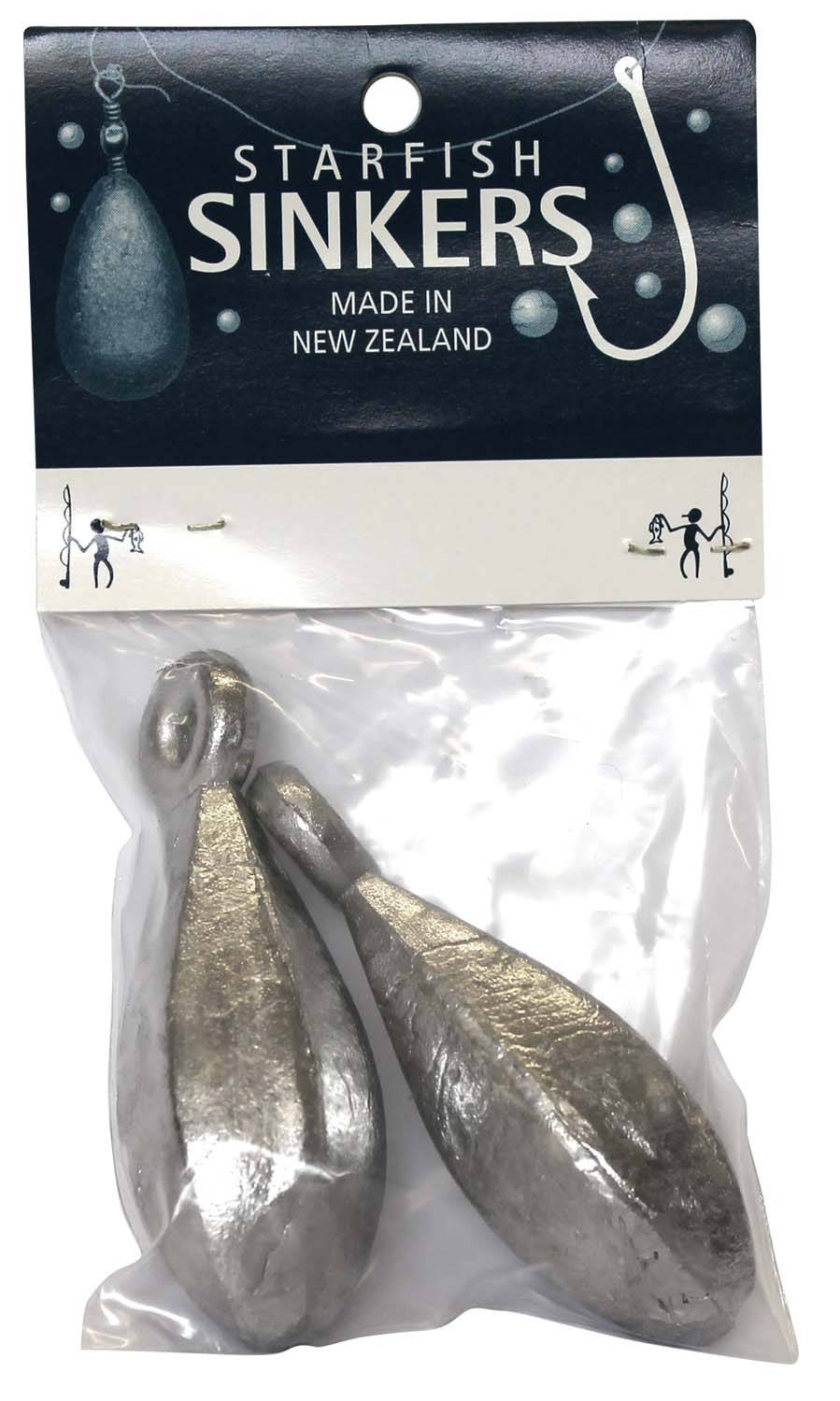 Starfish Reef Sinker Packet 6oz (2 per pack) - Action Outdoors Kiwi