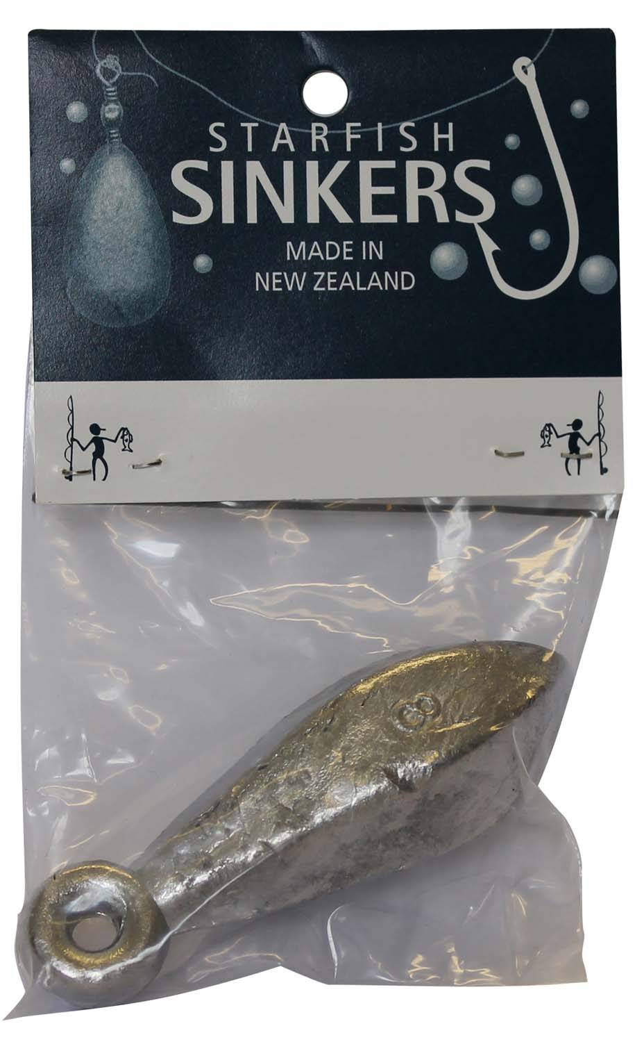 Starfish Reef Sinker Packet 8oz (1 per pack) - Action Outdoors Kiwi