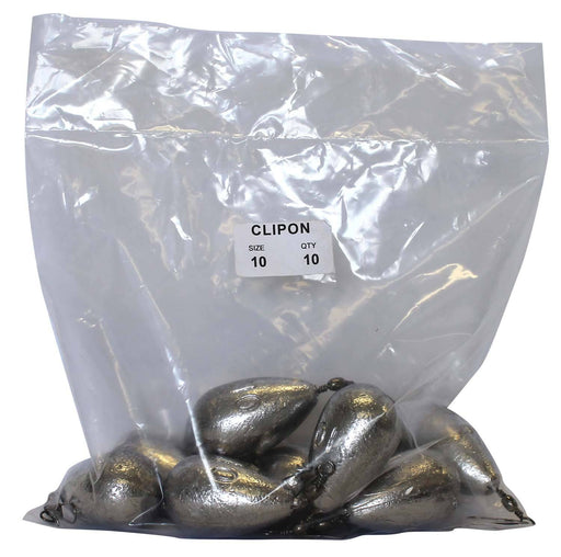 starfish Snap On Sinkers Clipon Sinker Bulk Pack 10oz (10 per pack)