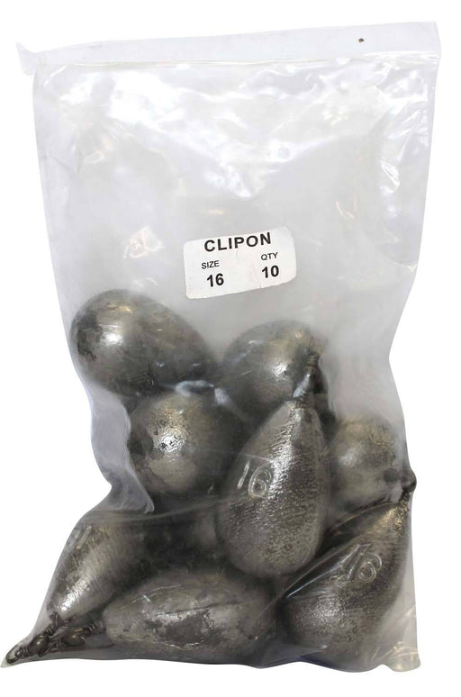 starfish Snap On Sinkers Clipon Sinker Bulk Pack 16oz (10 per pack)