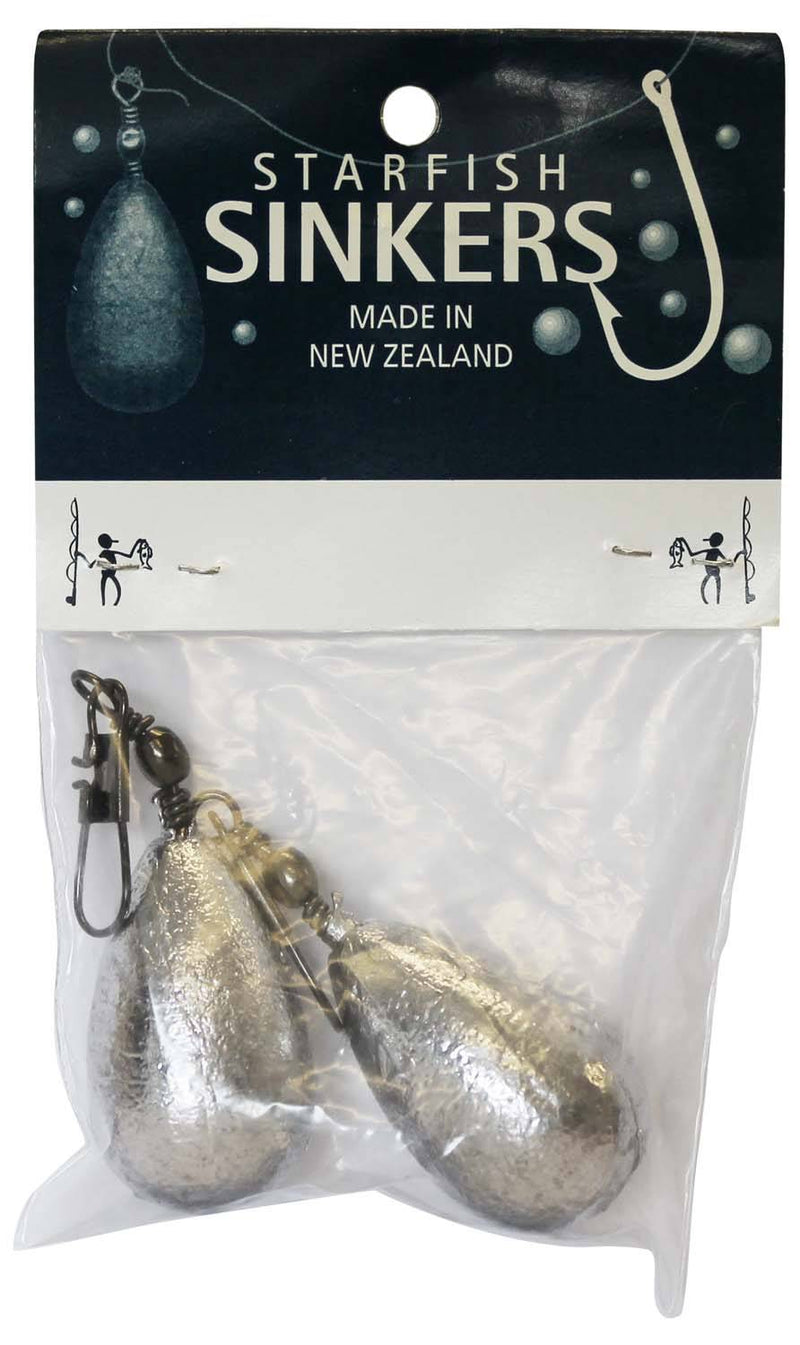starfish Snap On Sinkers Starfish Clipon Sinker Packet 4oz (2 per pack)