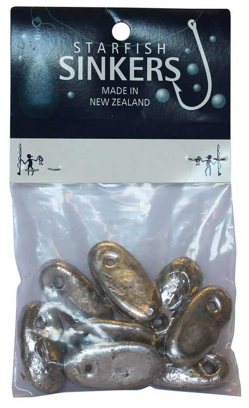 starfish Spoon Sinkers Starfish Spoon Sinker Sinker Packet 1oz (8 per pack)