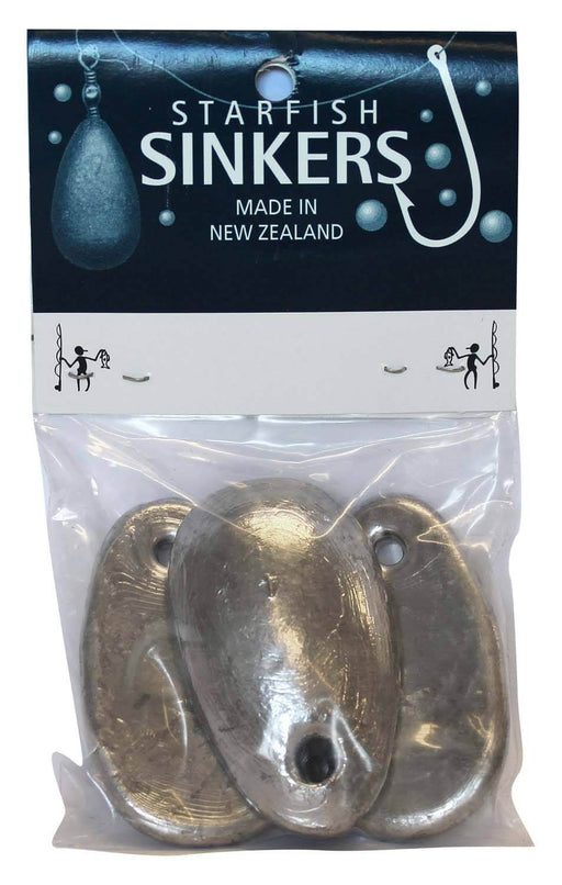 starfish Spoon Sinkers Starfish Spoon Sinker Sinker Packet 2oz (4 per pack)