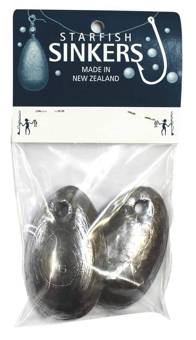 starfish Spoon Sinkers Starfish Spoon Sinker Sinker Packet 6oz (2 per pack)