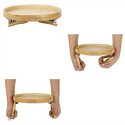 Habicare Clip-On Wooden Sofa Armrest Tray Table Clip-On Wooden Sofa Armrest Tray Table