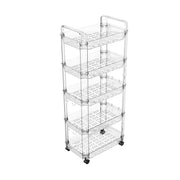 g8buynz 5 Tier Acrylic Clear Rolling Storage Cart on Wheels Rolling Utility carts Organization Cart 5 Tier Acrylic Clear Rolling Storage Cart on Wheels Rolling Utility carts Organization Cart