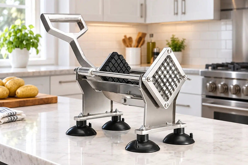 dealonline.co.nz dealonlinenz French Fries/Chips Vegetable/Fruit Strip Maker with 4 Blades French Fries/Chips Vegetable/Fruit Strip Maker with 4 Blades