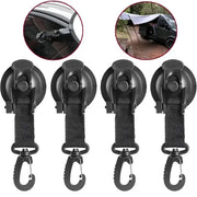Heavy-Duty Car Suction Cup Anchor with Hook & Carabiner by Habicare