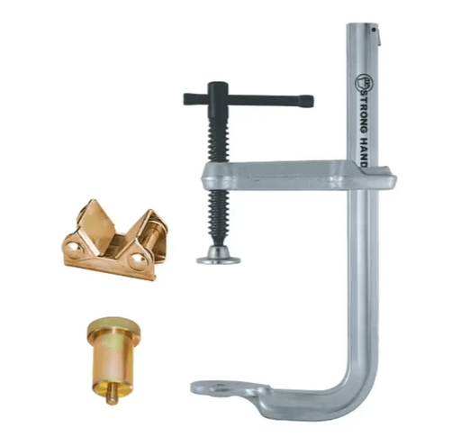 Strong Hand 4-In-1 Utility F Style Clamp with removable clamp arm and accessories