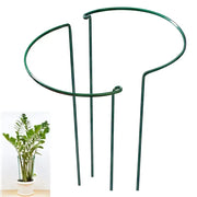Sturdy Metal Outdoor Plant Support Stakes (2pcs) by Habicare