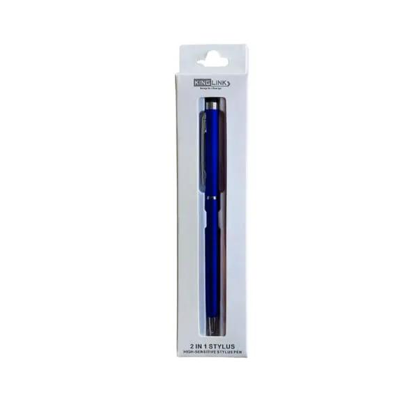 Stylus Pen (2 in 1) - Dual Touch (Navy Blue) by 9eight5