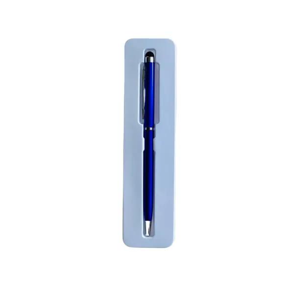 Stylus Pen (2 in 1) - Dual Touch (Navy Blue) by 9eight5