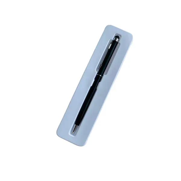 Stylus Pen (2 in 1) - Dual Touch (Black) by 9eight5