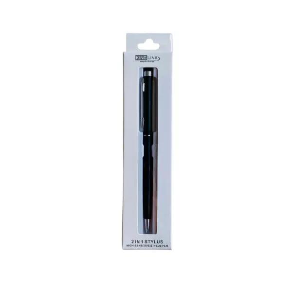 Stylus Pen (2 in 1) - Dual Touch (Black) by 9eight5