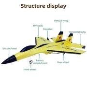 SU35 Remote Control Glider Aircraft FX620 FX820 2.4G with LED Lights by 9eight5