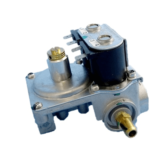 Suburban Gas Valve 161164 with 3/8 inch NPT Inlet and 1/4 inch Loxit Outlet for RVs