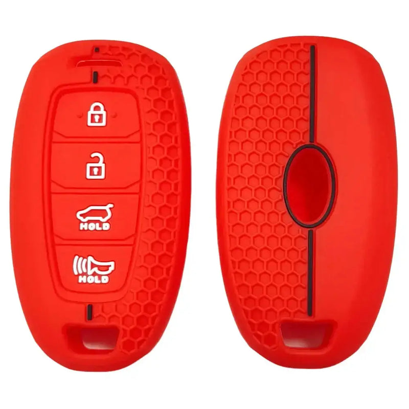 Habicare Honeycomb Silicone 4-Button Key Cover for Hyundai Elantra, Sonata & Custo Remote Keys Honeycomb Silicone 4-Button Key Cover for Hyundai Elantra, Sonata & Custo Remote Keys