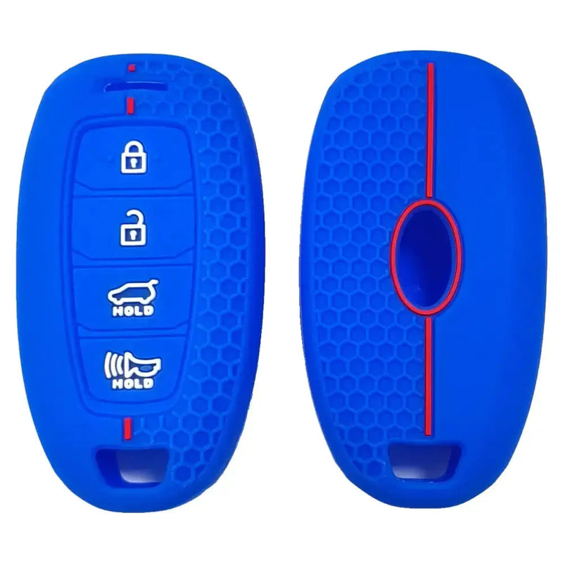 Habicare Honeycomb Silicone 4-Button Key Cover for Hyundai Elantra, Sonata & Custo Remote Keys Honeycomb Silicone 4-Button Key Cover for Hyundai Elantra, Sonata & Custo Remote Keys