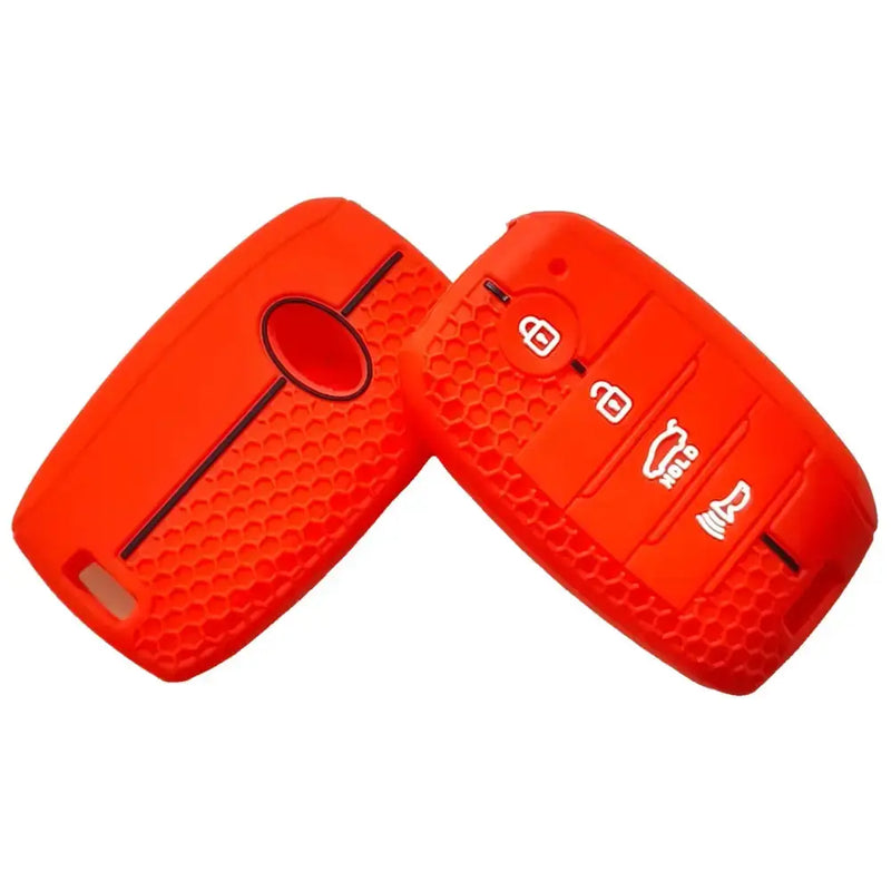 Habicare Honeycomb Silicone 4-Button Key Cover for Kia K2, K3, K4, KX7 & Freedy Smart Keys Honeycomb Silicone 4-Button Key Cover for Kia K2, K3, K4, KX7 & Freedy Smart Keys