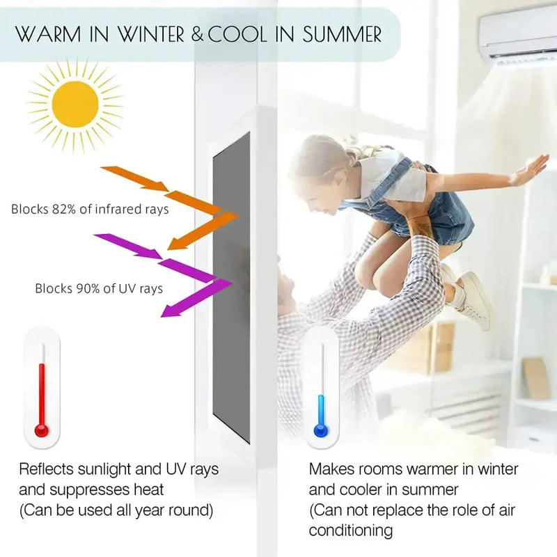 Self-adhesive Window Tint Film (available in different sizes and colours) by Habicare