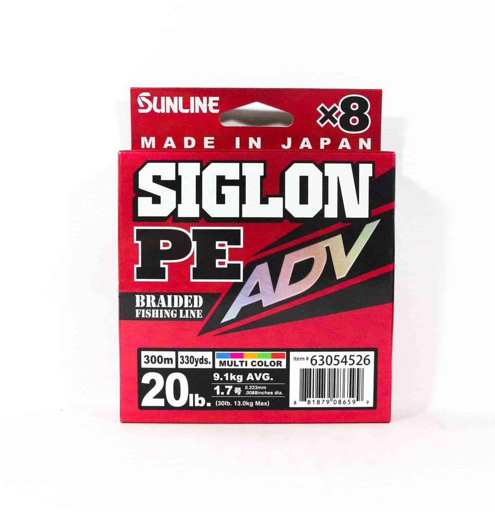 20LB Sunline Siglon PE ADV Multi No. 1.7 300m - Action Outdoors Kiwi