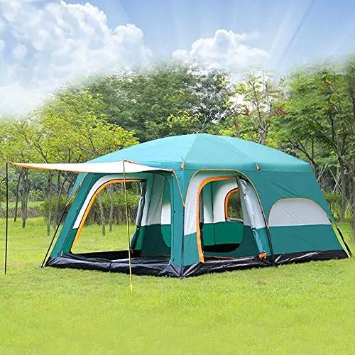 Clearance!!! Family Outdoor Camping Tent – Double Layer, Family Cabin Tent LCF71406 by ECOTREK
