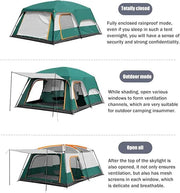 Clearance!!! Family Outdoor Camping Tent – Double Layer, Family Cabin Tent LCF71406 by ECOTREK