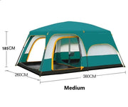 Clearance!!! Family Outdoor Camping Tent – Double Layer, Family Cabin Tent LCF71406 by ECOTREK