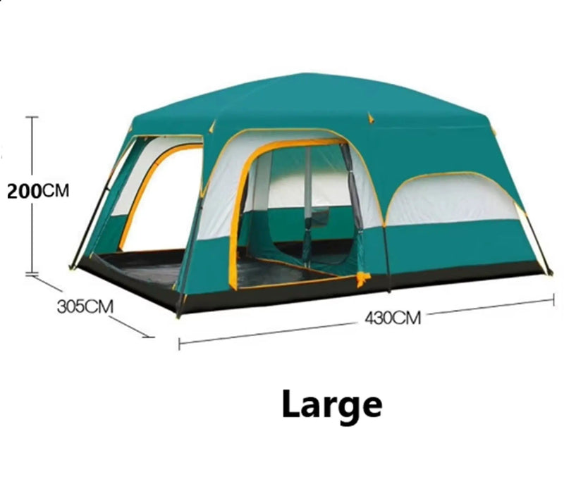 Clearance!!! Family Outdoor Camping Tent – Double Layer, Family Cabin Tent LCF71406 by ECOTREK