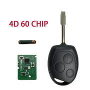 Habicare 433MHz Ford Remote Car Key 4D60 4D63 Chip For Focus Mondeo Fiesta Transit Ford 433MHz Remote Key 4D60 4D63 for Focus Mondeo