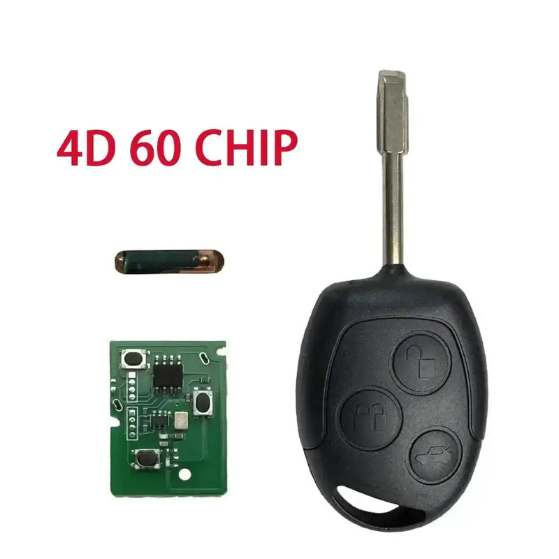 Habicare 433MHz Ford Remote Car Key 4D60 4D63 Chip For Focus Mondeo Fiesta Transit Ford 433MHz Remote Key 4D60 4D63 for Focus Mondeo