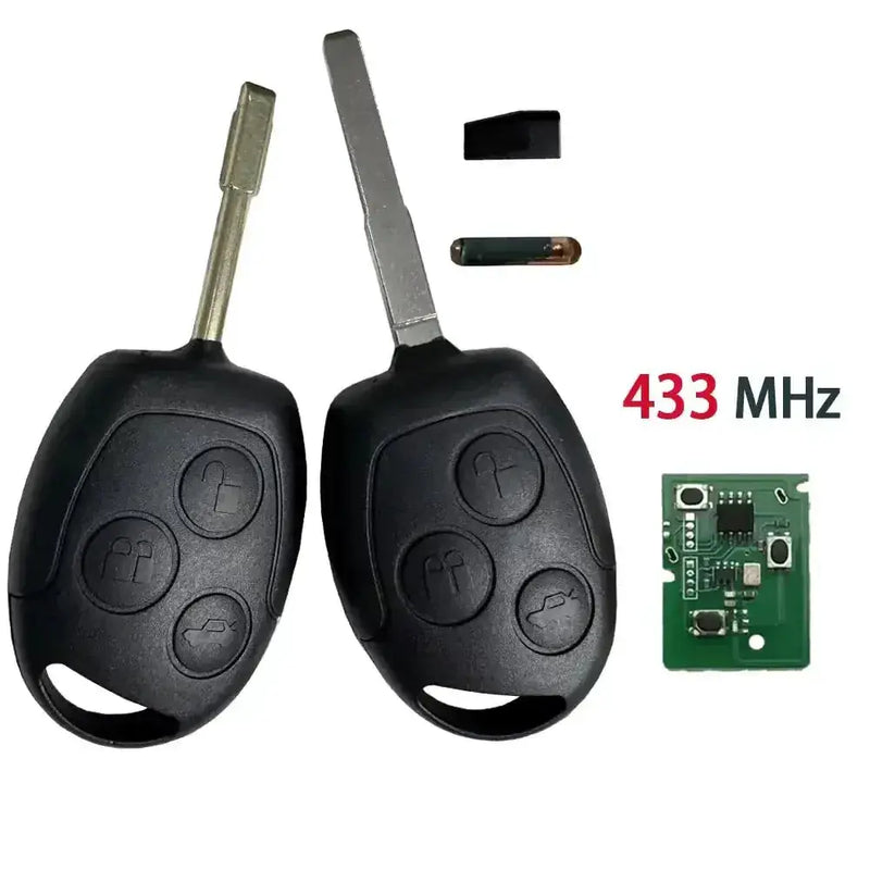 Habicare 433MHz Ford Remote Car Key 4D60 4D63 Chip For Focus Mondeo Fiesta Transit Ford 433MHz Remote Key 4D60 4D63 for Focus Mondeo
