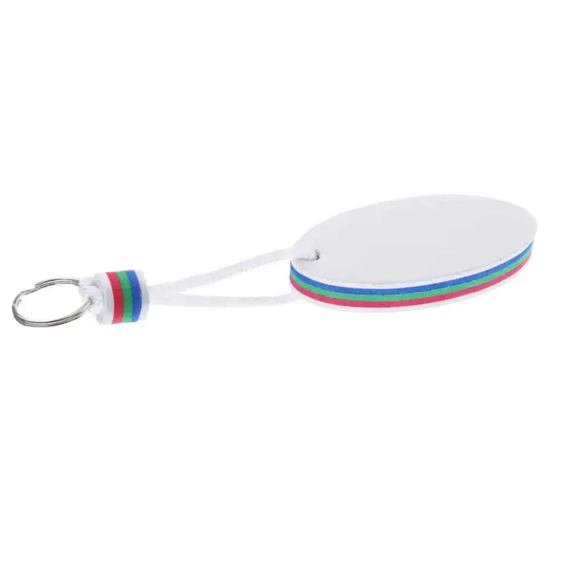 Surfboard Floating Key Ring (White & Orange) by Habicare