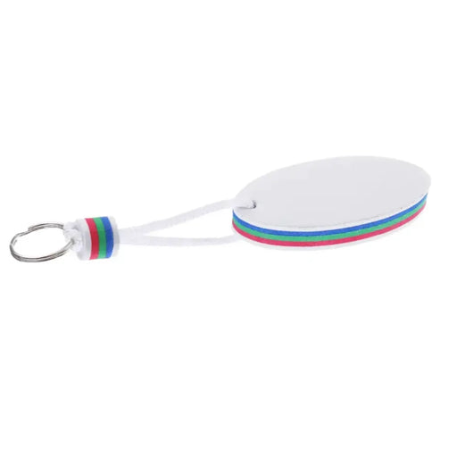 Surfboard Floating Key Ring (White & Orange) by Habicare