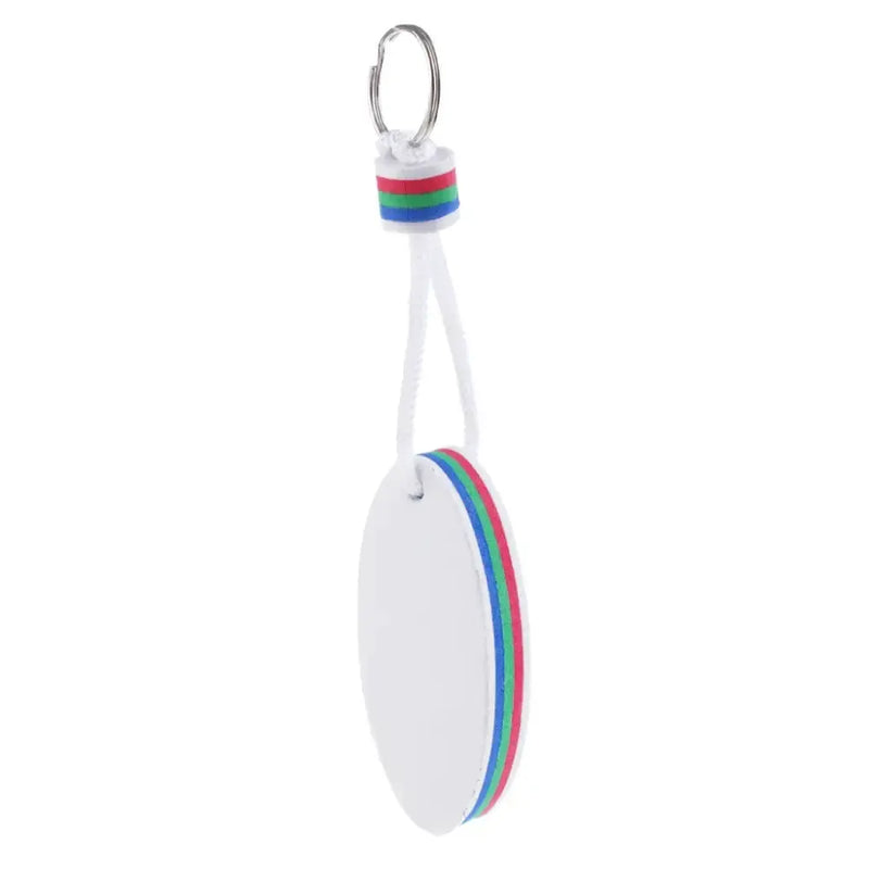 Surfboard Floating Key Ring (White & Orange) by Habicare