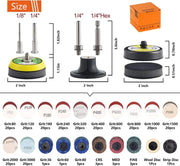 270PCS Sanding Discs Pad Variety Kit by salelink.co.nz
